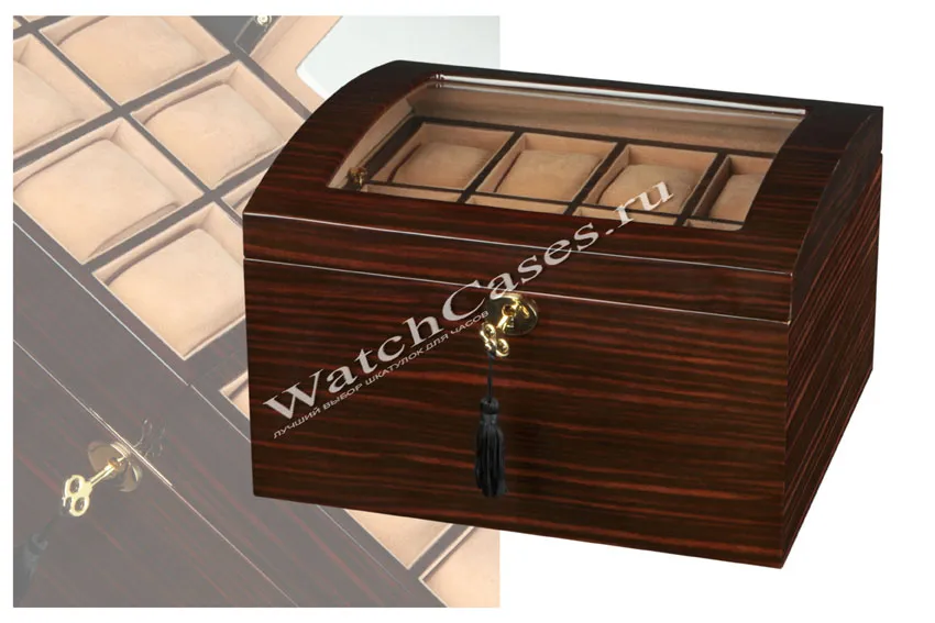 Шкатулка для хранения 16-ти часов 3059Macassar [480022]