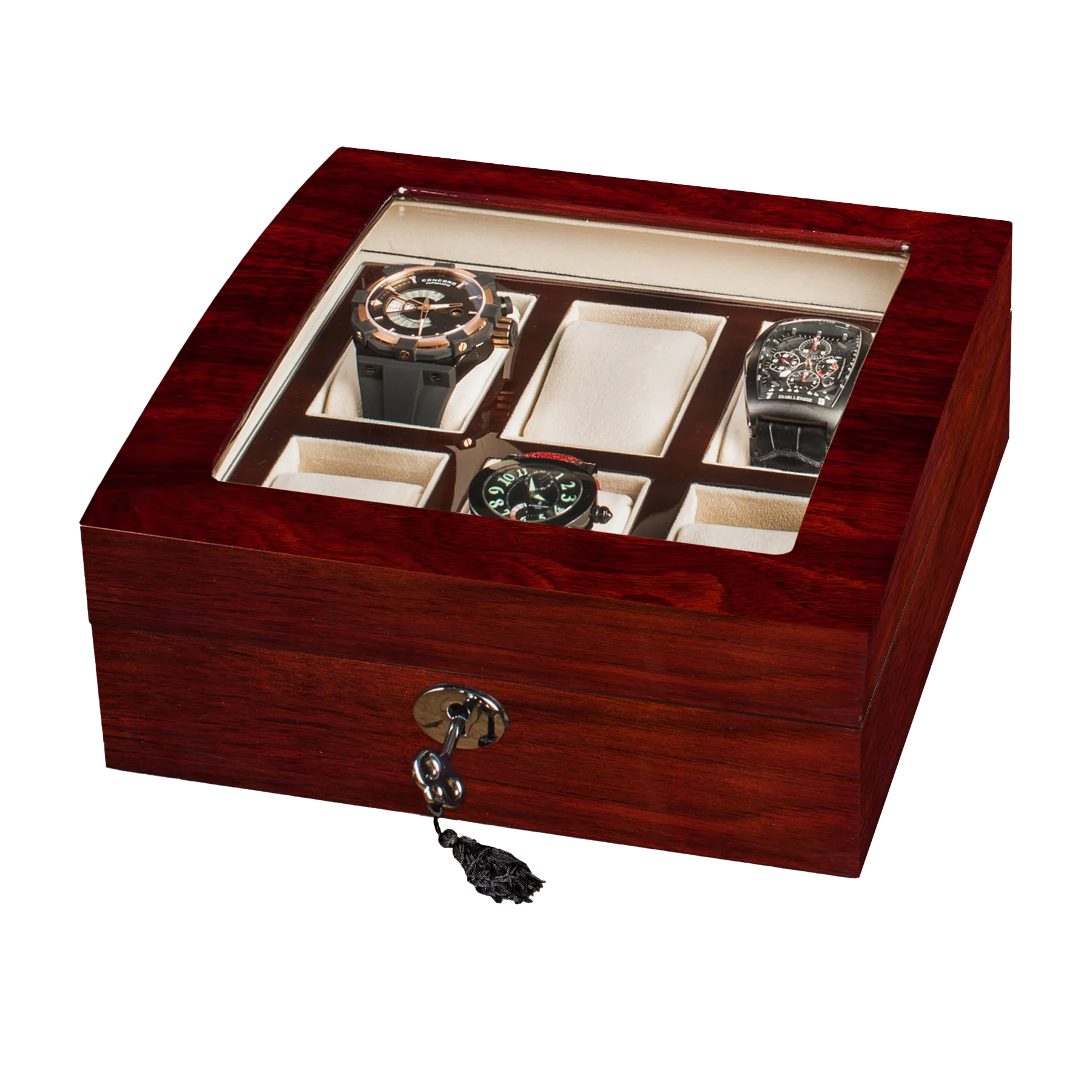 Шкатулка для хранения 6-ти часов 3035Rosewood [480011]