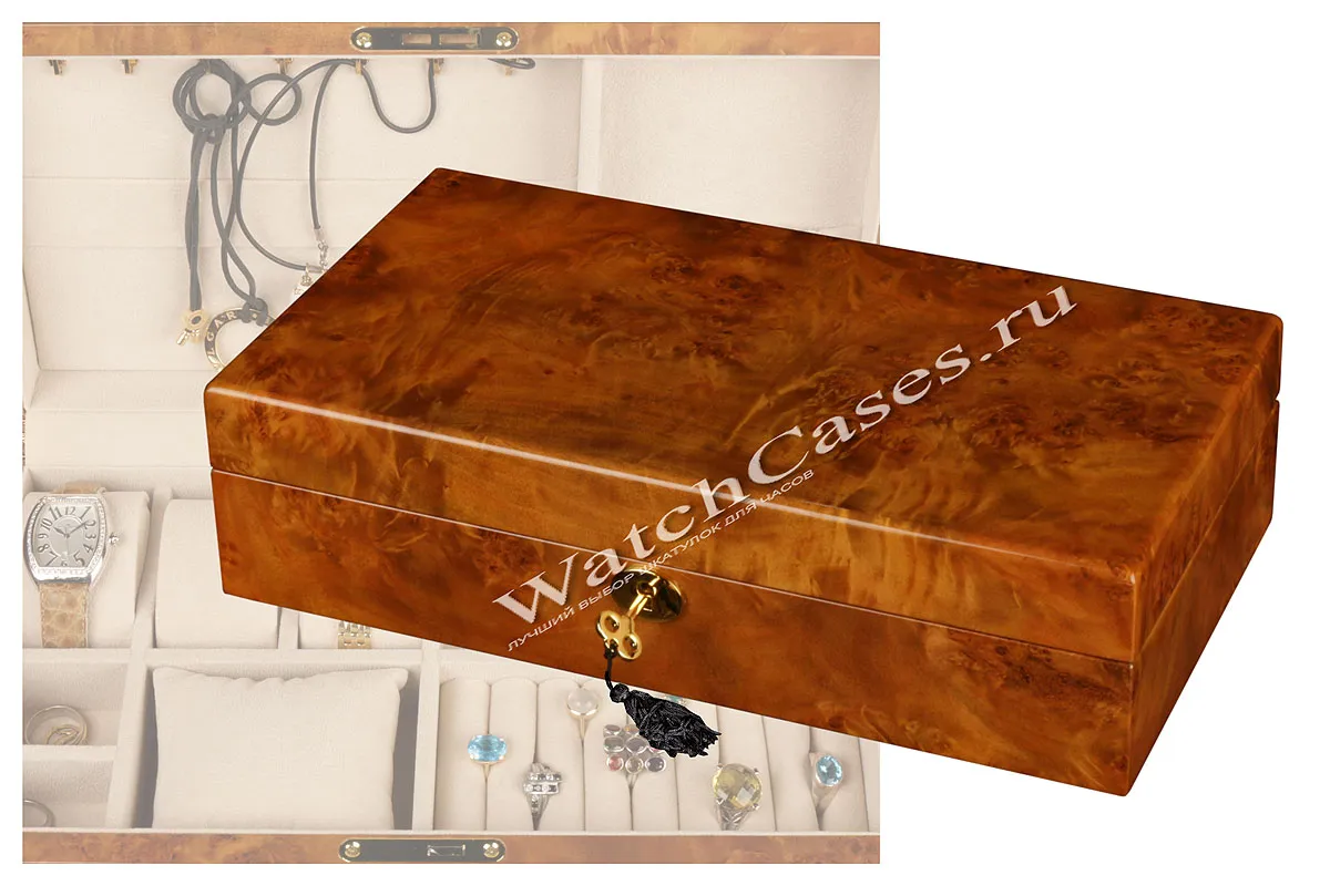 Шкатулка для хранения украшений и 3-х часов TG103YC [220409]