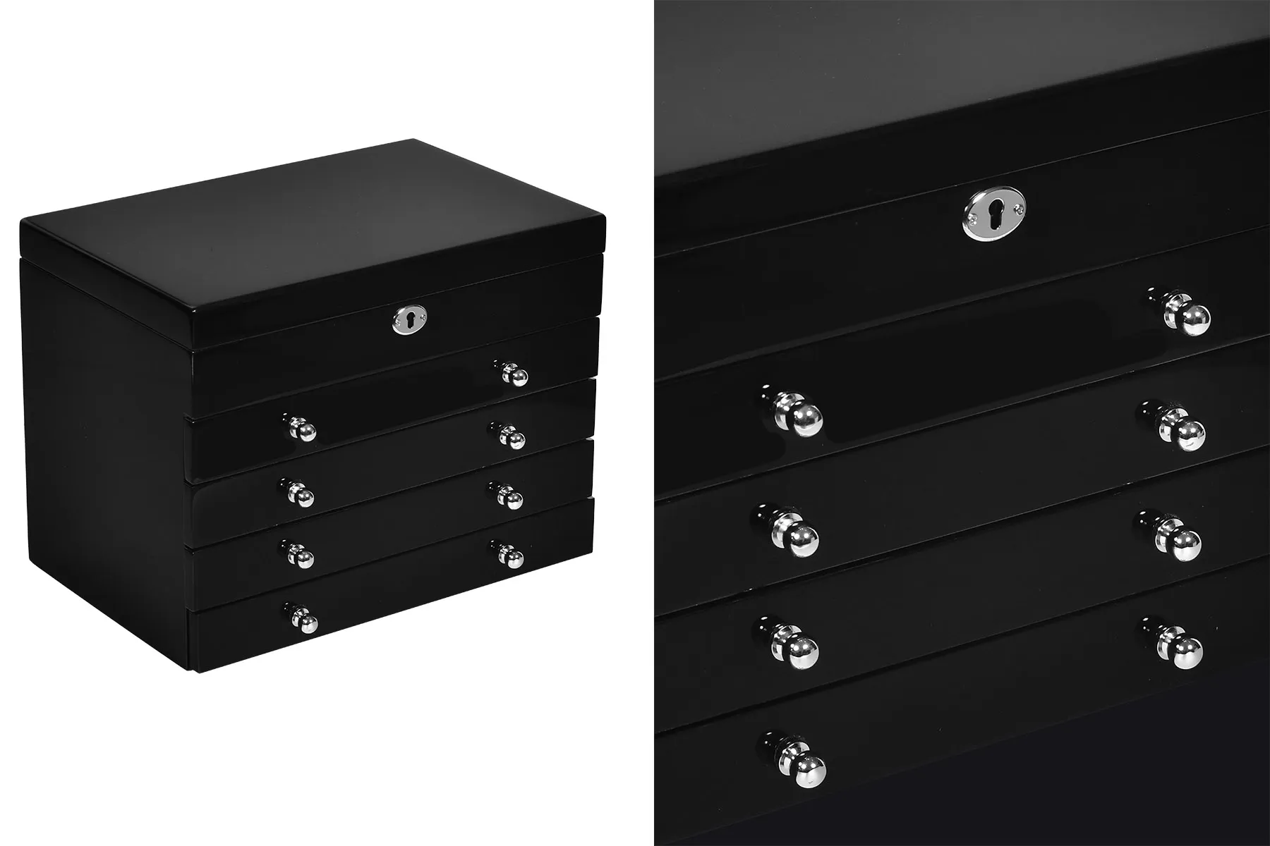 Шкатулка для украшений RY20028Black [510089]