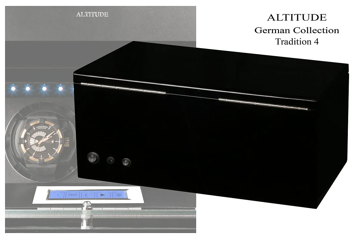 Шкатулка для автоподзавода 4-х часов TRADITION T4BB [220255]