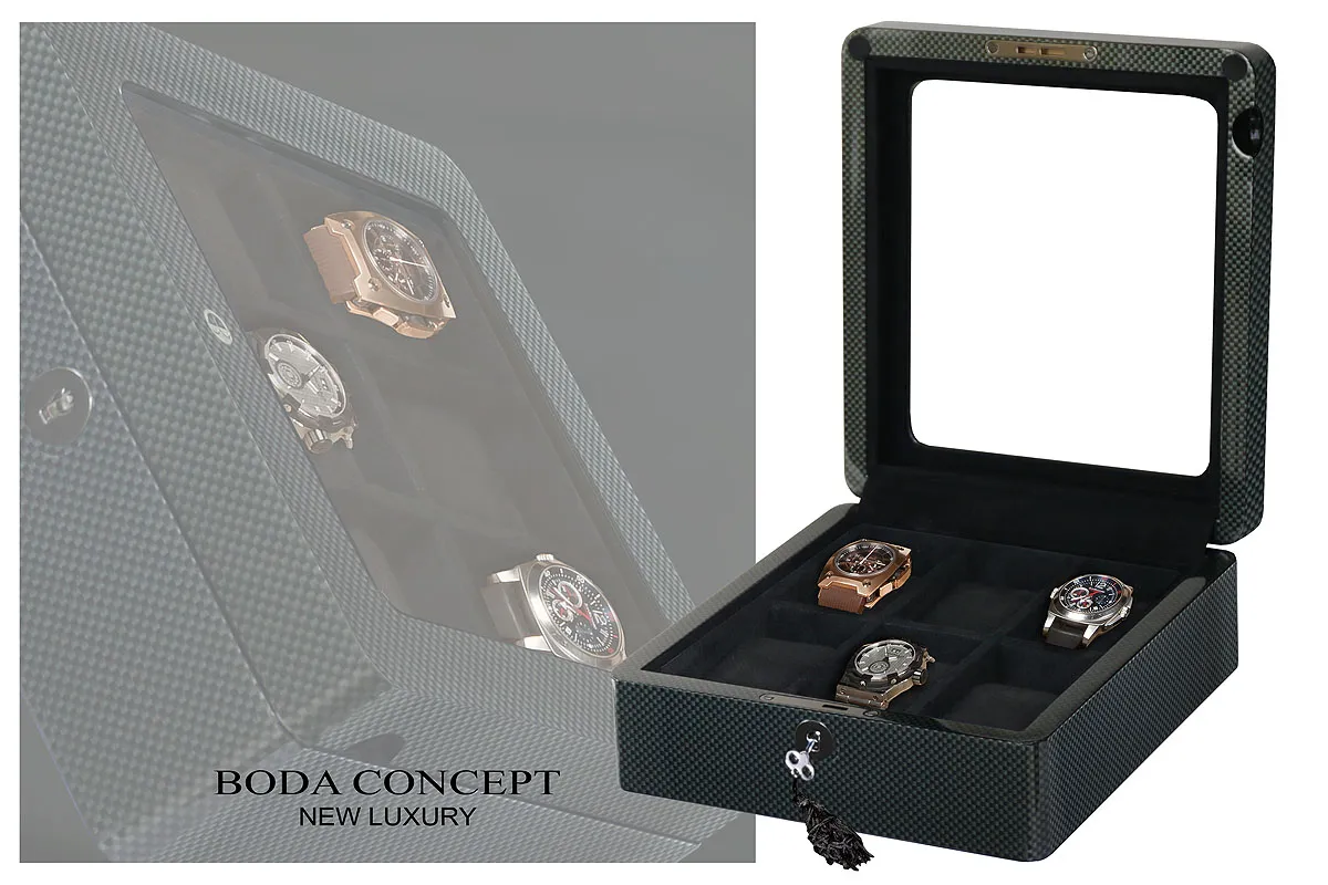 Шкатулка для хранения 6-ти часов Watch-Box 6CF [330044]