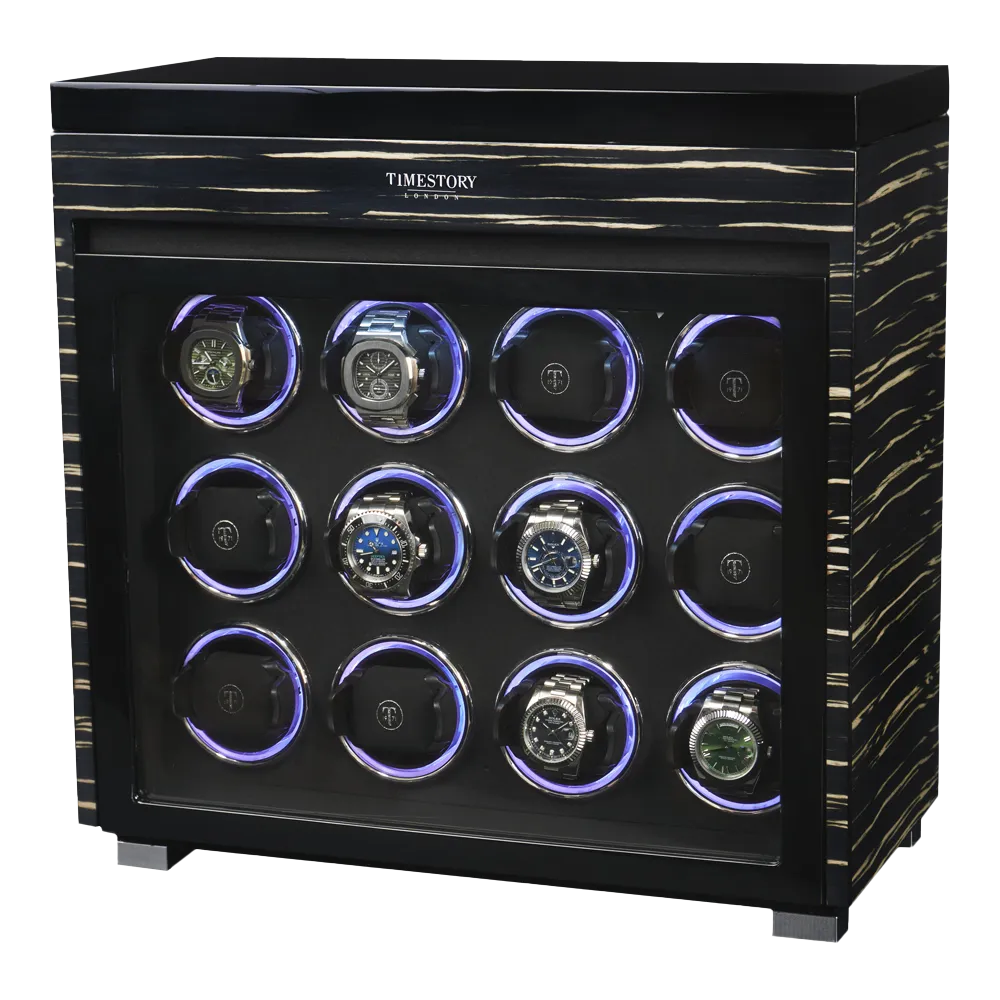 Шкатулка для автоподзавода 12-ти часов и хранения TOWER 012Z [441148]
