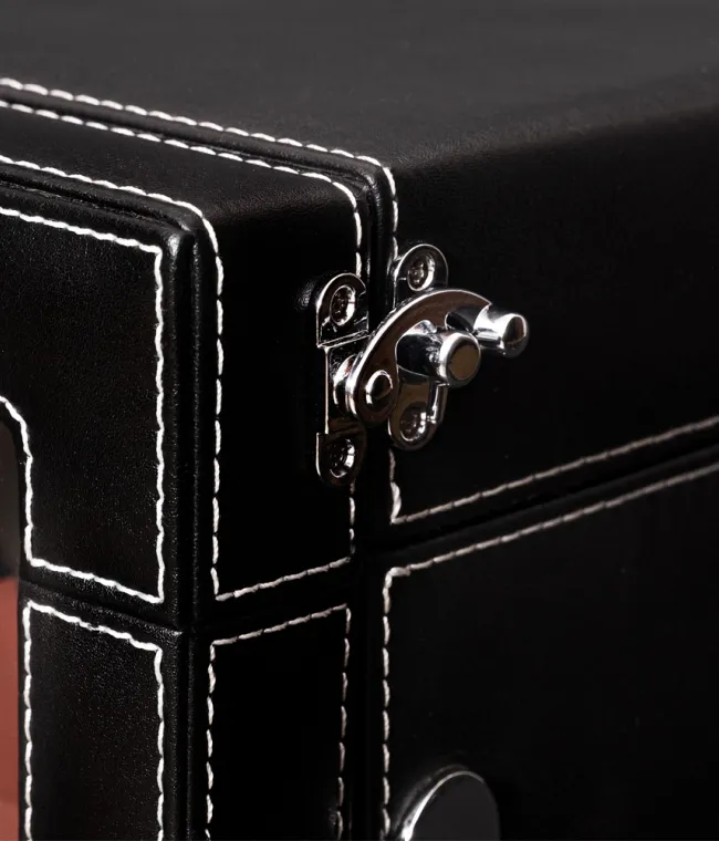 Шкатулка для автоподзавода 2-х часов LEATHER 02 [440786]