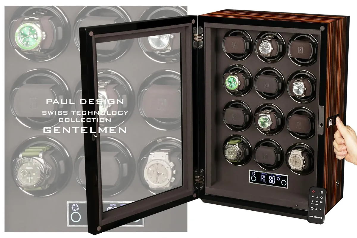 Шкатулка для автоподзавода 12-ти часов Gentlemen 12 MAC-N [110018]