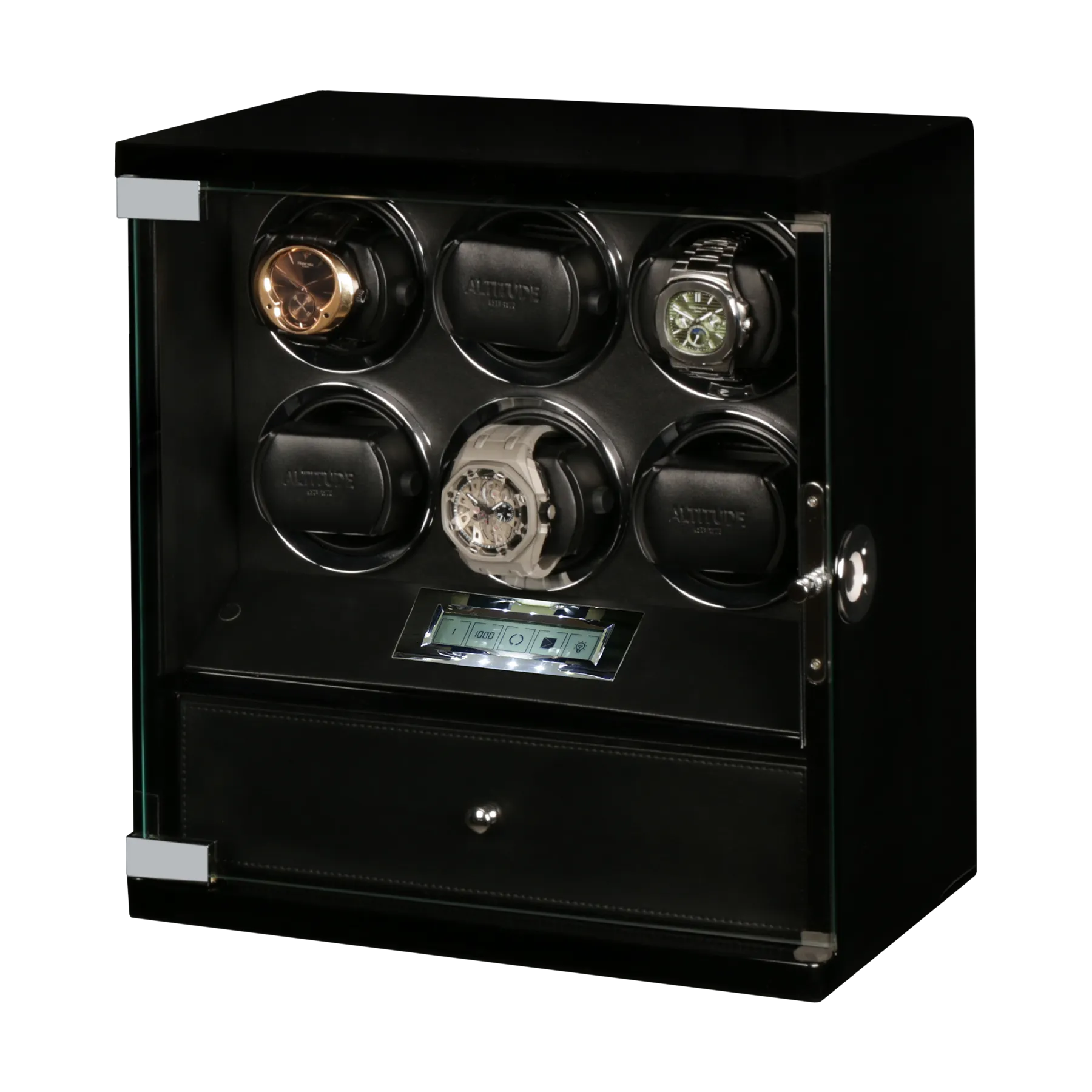 Шкатулка для автоподзавода 6-ти часов Diamond DX-6-BB-FI [220126]
