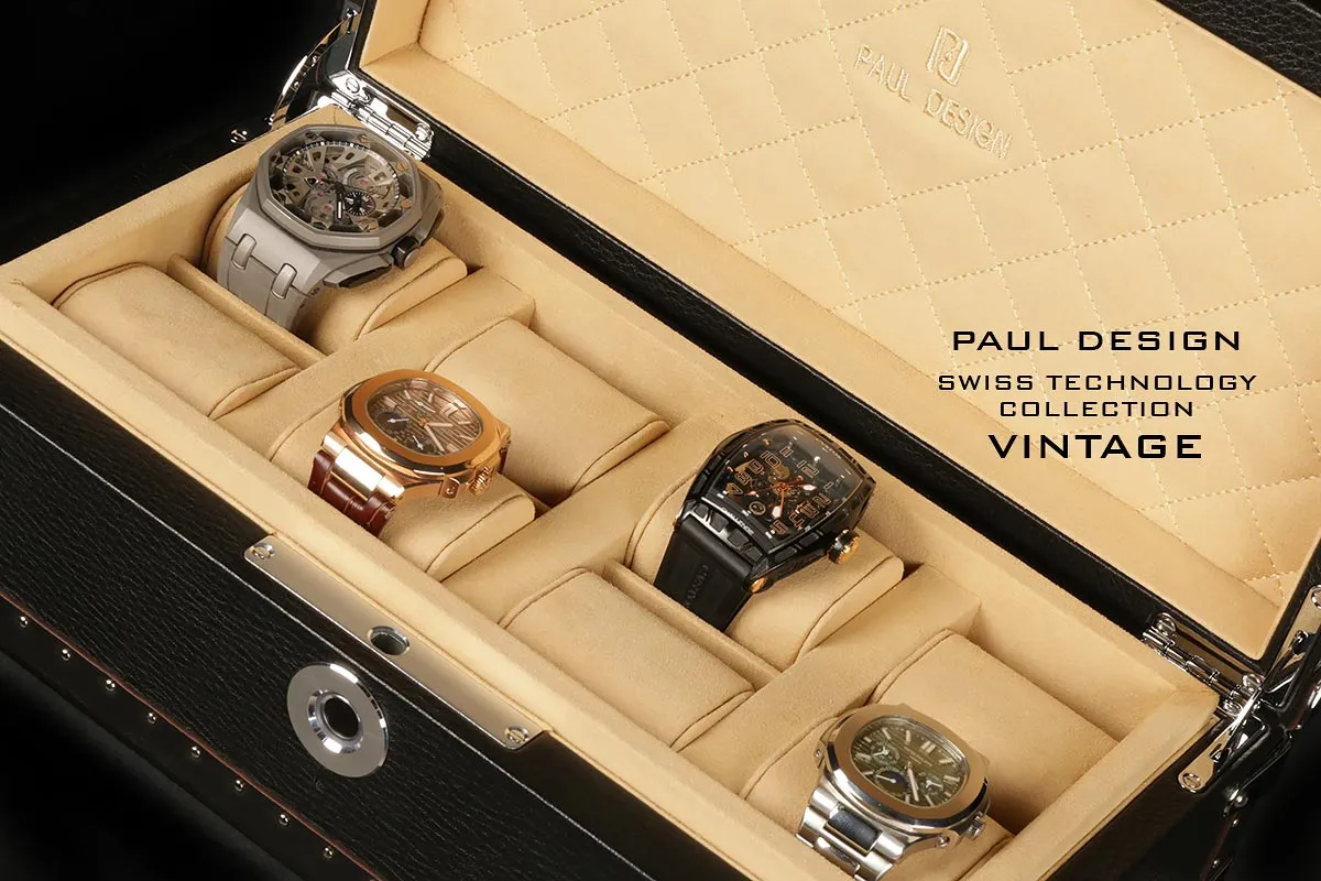 Шкатулка для хранения 8-ми часов Vintage Box 8 B-O [110130]