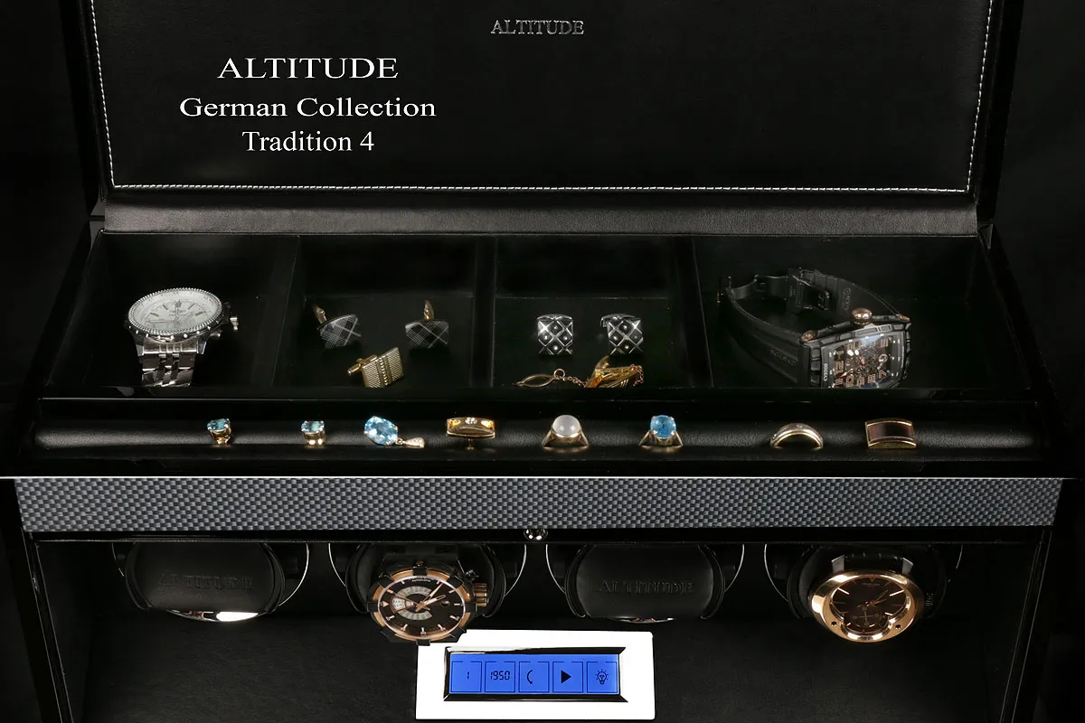 Шкатулка для автоподзавода 4-х часов TRADITION T4TB [220257]