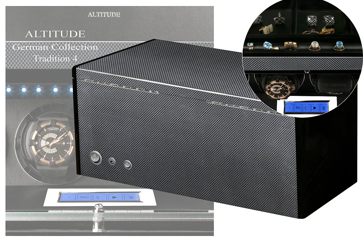 Шкатулка для автоподзавода 4-х часов TRADITION T4TB [220257]