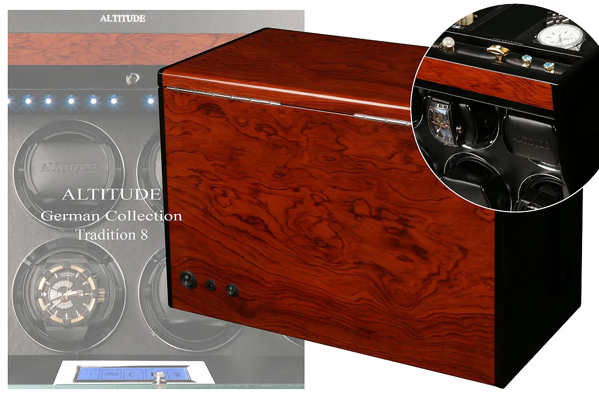 Шкатулка для автоподзавода 8-ми часов TRADITION T8BRB [220262]