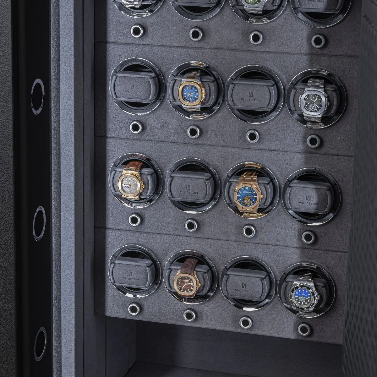 Сейф для автоподзавода и хранения часов PaulDesign Alliance 100 Black [110218]