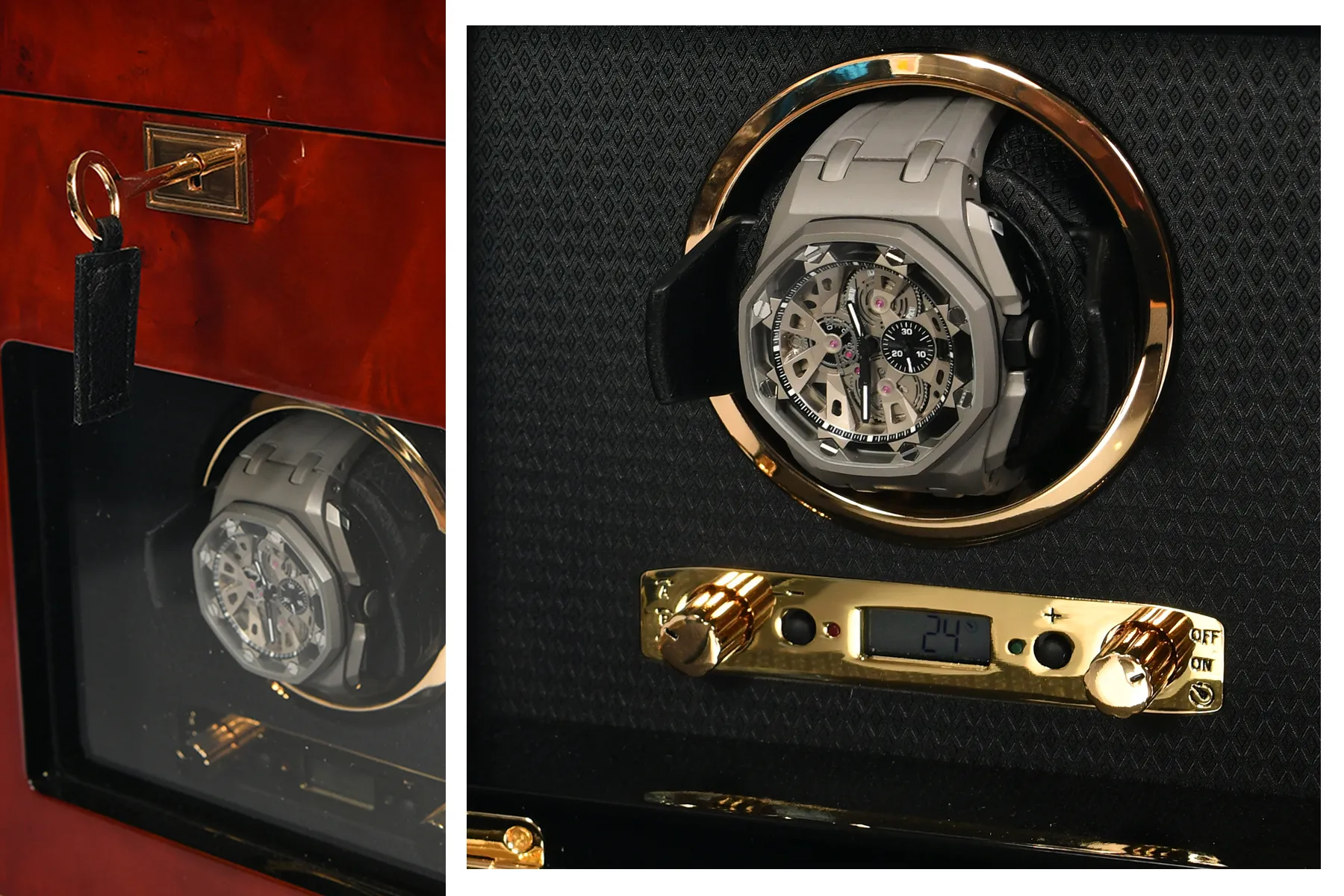 Шкатулка для автоподзавода 1-х часов Wolf Viceroy 454510 [500012]