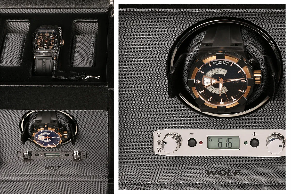 Шкатулка для автоподзавода 1-х часов Wolf 456102 [500023]