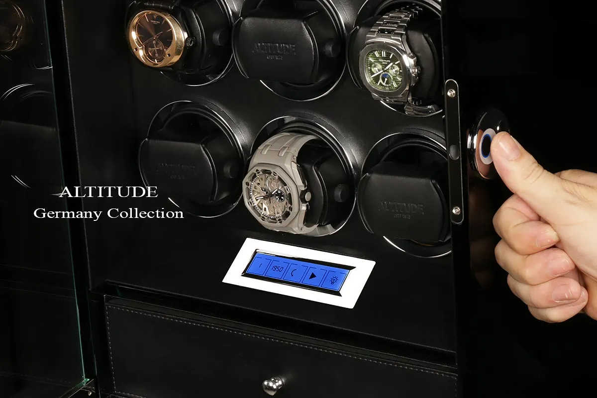 Шкатулка для автоподзавода 6-ти часов Diamond DX-6-BB-FI [220126]