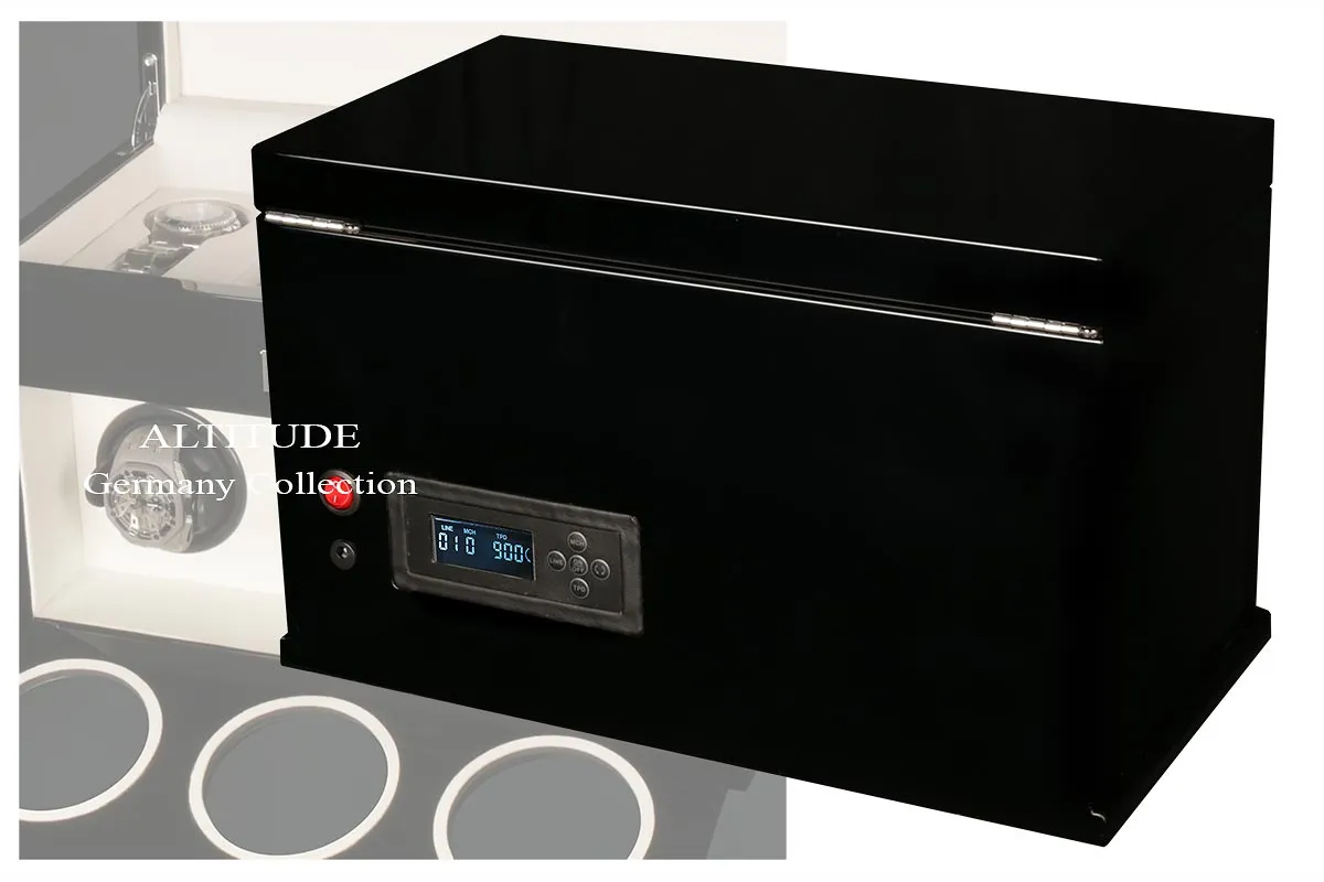 Шкатулка для хранения и автоподзавода 3-х часов 10020W-B [220013]