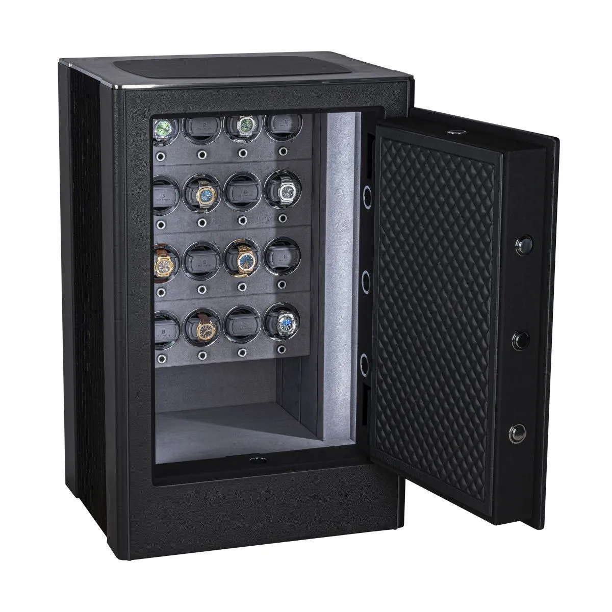 Сейф для автоподзавода и хранения часов PaulDesign Alliance 100 Black [110218]