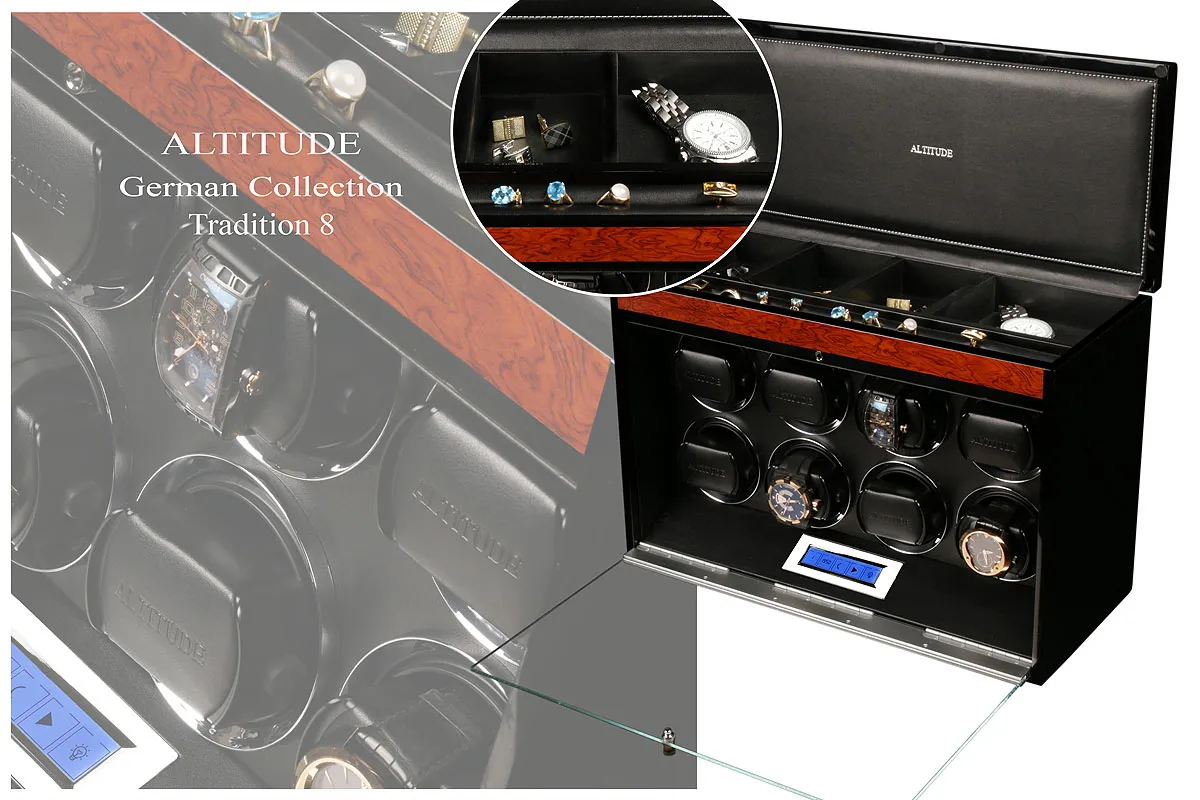 Шкатулка для автоподзавода 8-ми часов TRADITION T8BRB [220262]