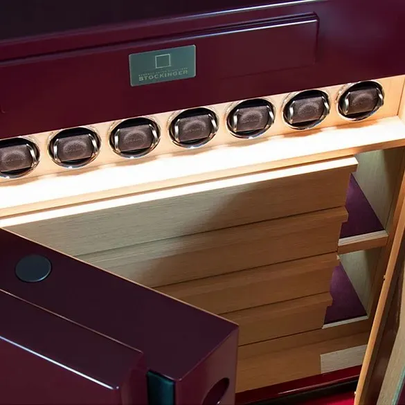 Сейф для хранения и автоподзавода 18-ти часов Stockinger HYAS WOOD [470005]