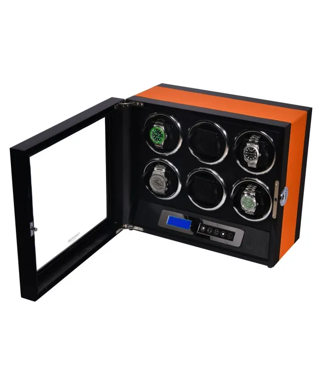 Шкатулка для автоподзавода 6-ти часов с отпечатком BRIDGE 06LBI [440951]