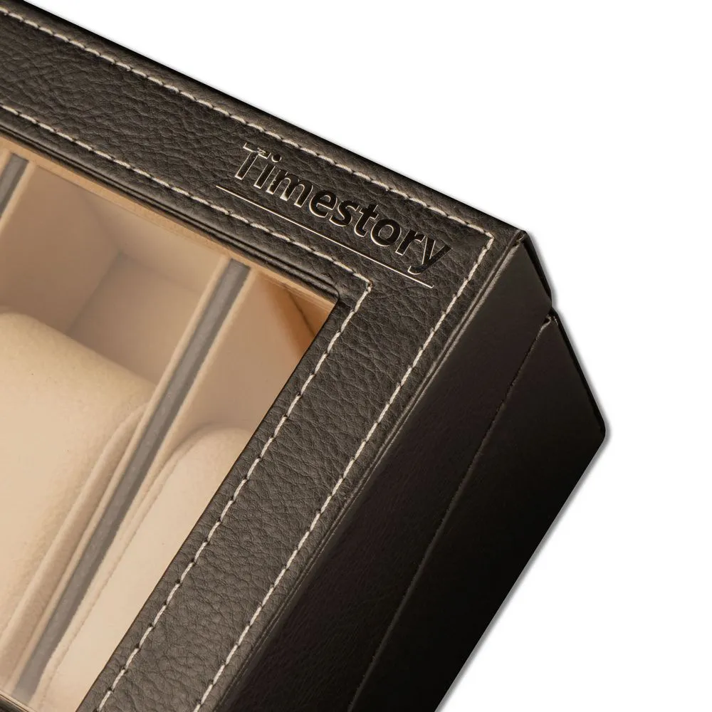 Шкатулка для хранения 5-ти часов Leather 05BW [440069]