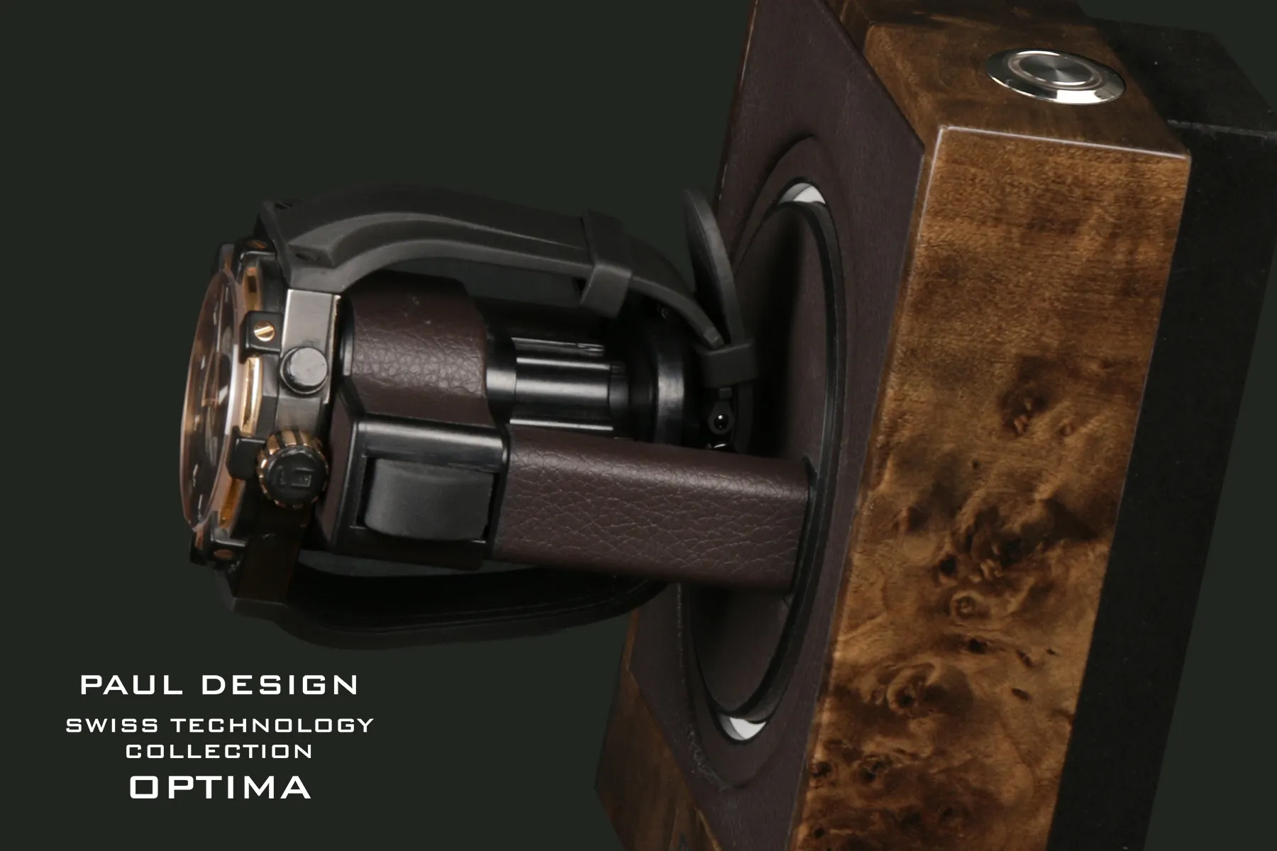 Шкатулка для автоподзавода 1-х часов Optima 1 DB [110054]