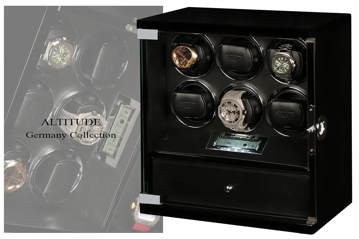 Шкатулка для автоподзавода 6-ти часов Diamond DX-6-BB-FI [220126]