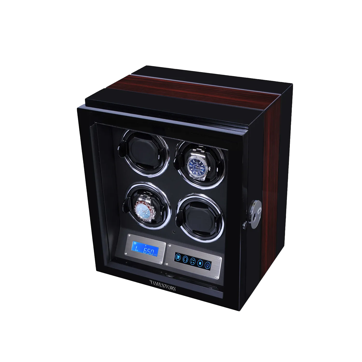Шкатулка для автоподзавода 4-х часов с отпечатком BRIDGE 04MI [440373]