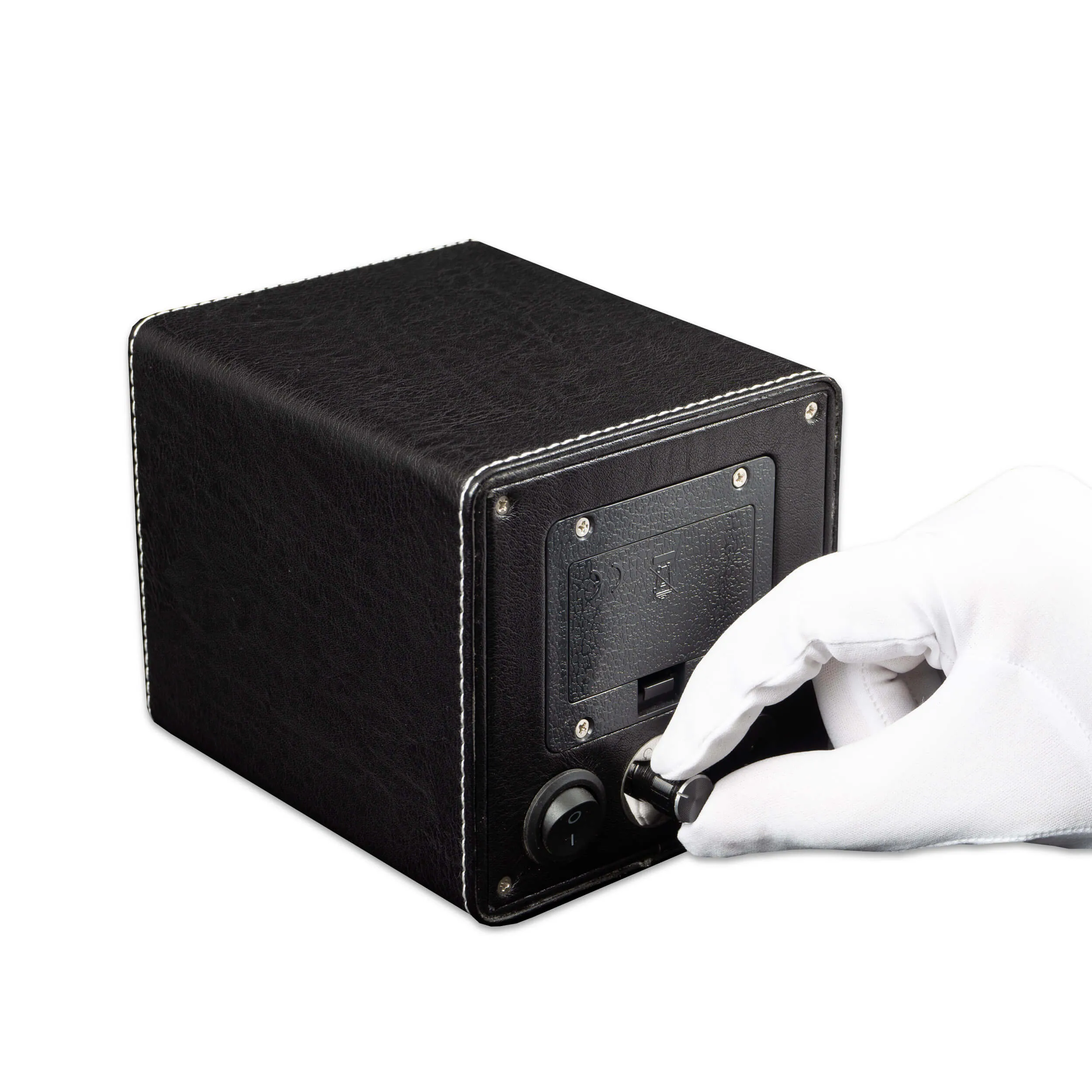Шкатулка для автоподзавода 1-х часов MAINTAIN 01CUBE-LB [440209]