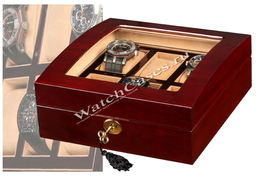 Шкатулка для хранения 6-ти часов 3035Walnut [480008]