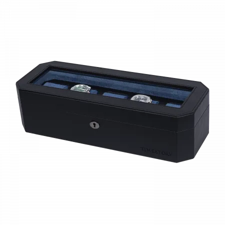 Шкатулка для хранения 5-ти часов Badge Box 05BLU [441200]