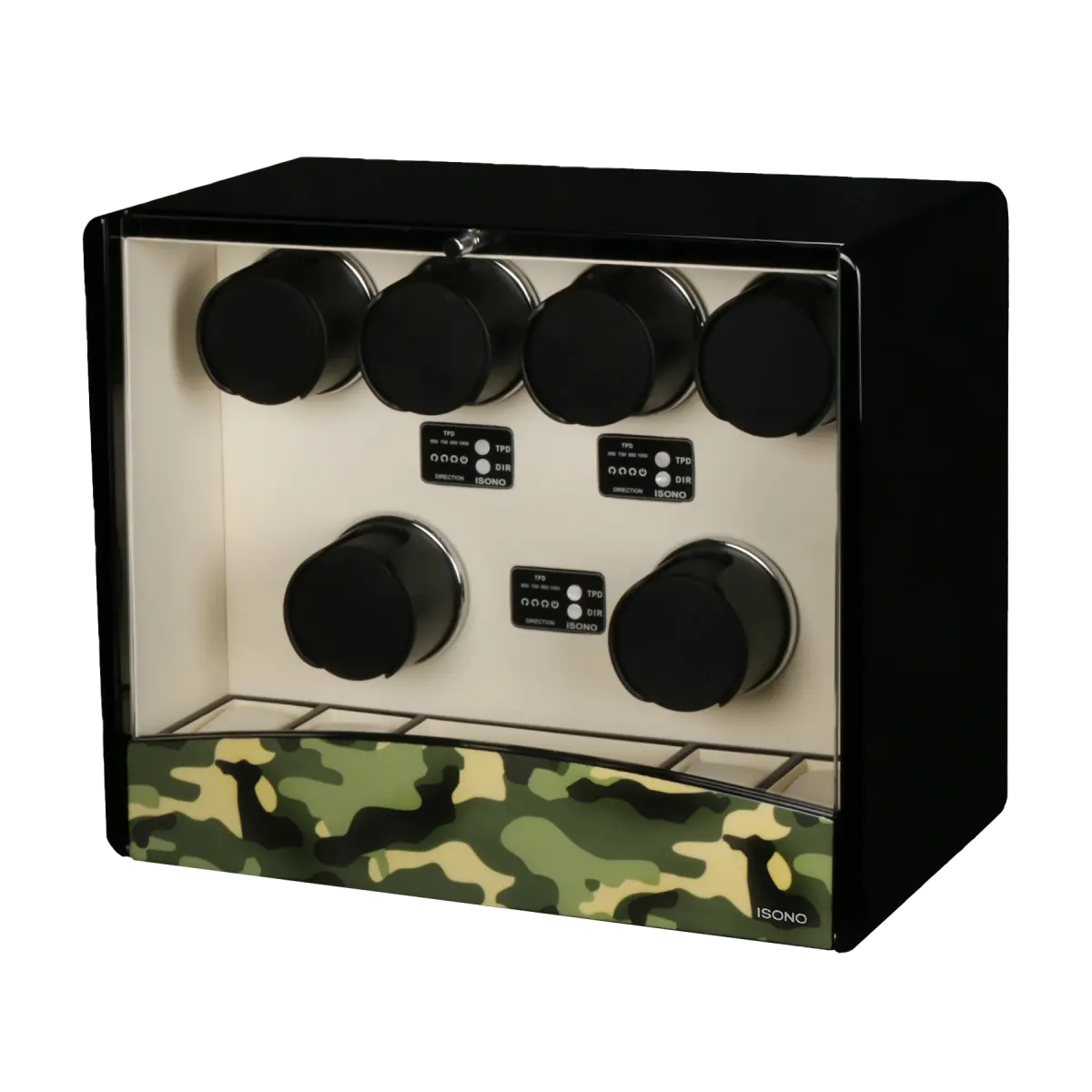 Шкатулка для автоподзавода 4-х часов O4-CAMO-WHITE [380011]