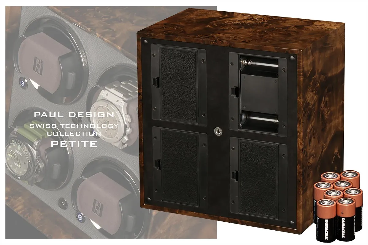 Шкатулка для автоподзавода 4 часов Petite 4 DB-K [110120]