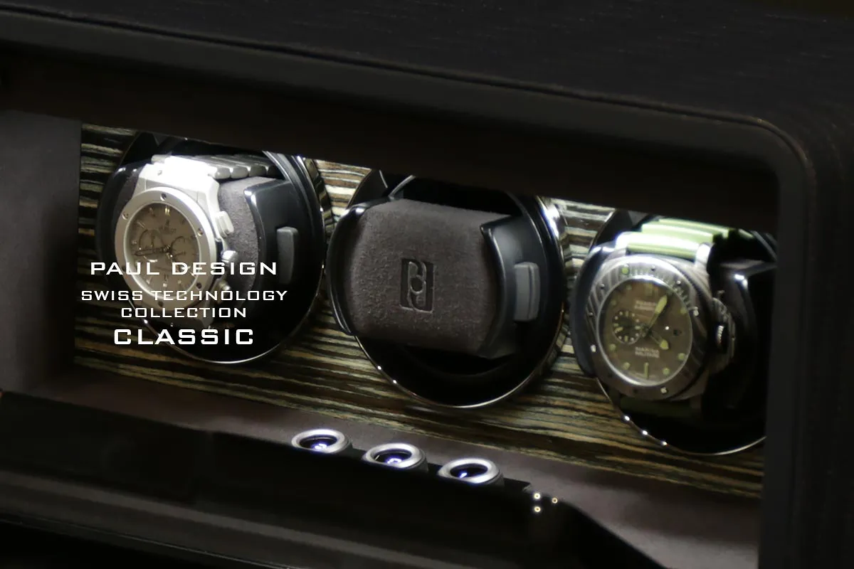 Шкатулка для автоподзавода 3-х часов Classic 3 LBU [110001]
