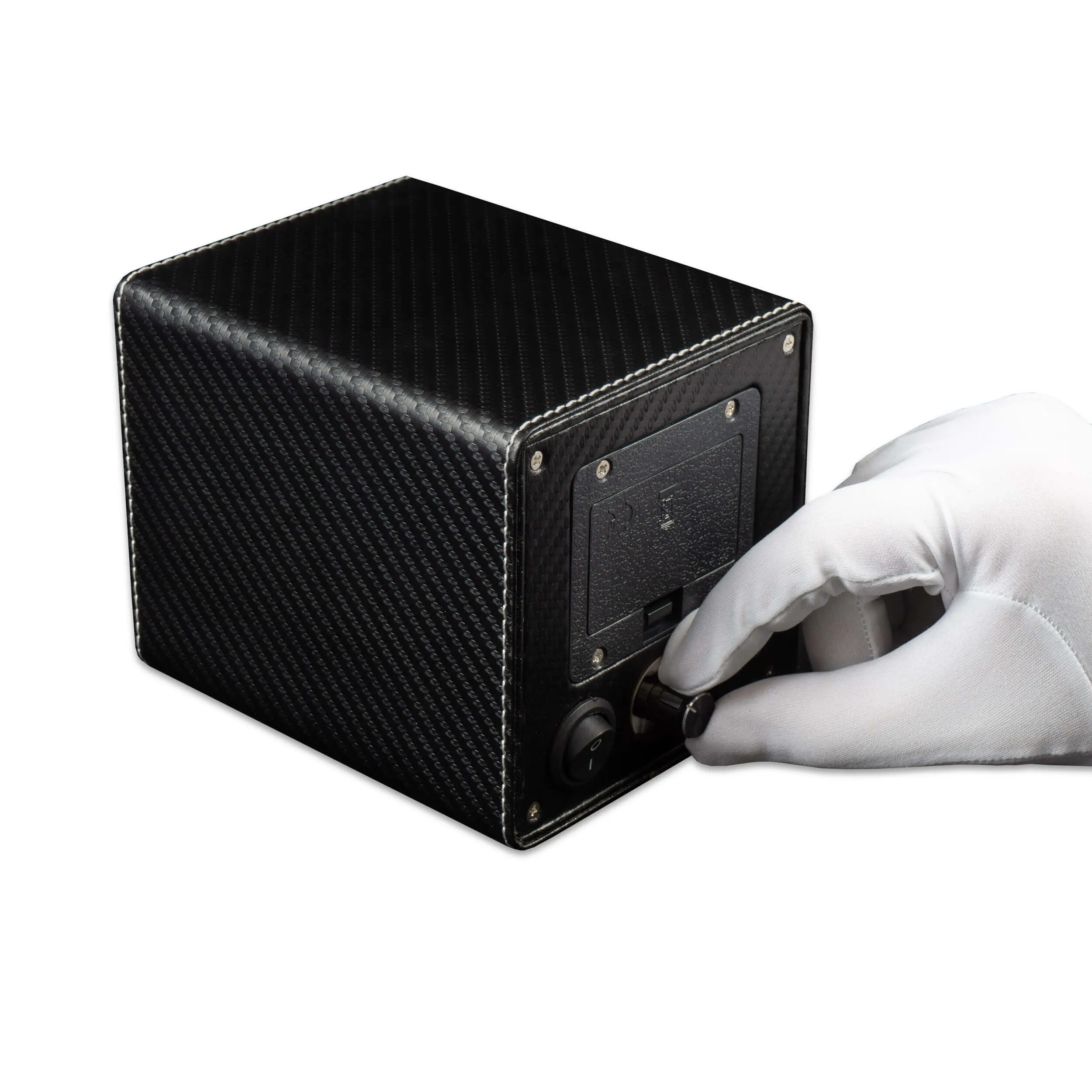 Шкатулка для автоподзавода 1-х часов MAINTAIN 01CUBE-CF [440208]