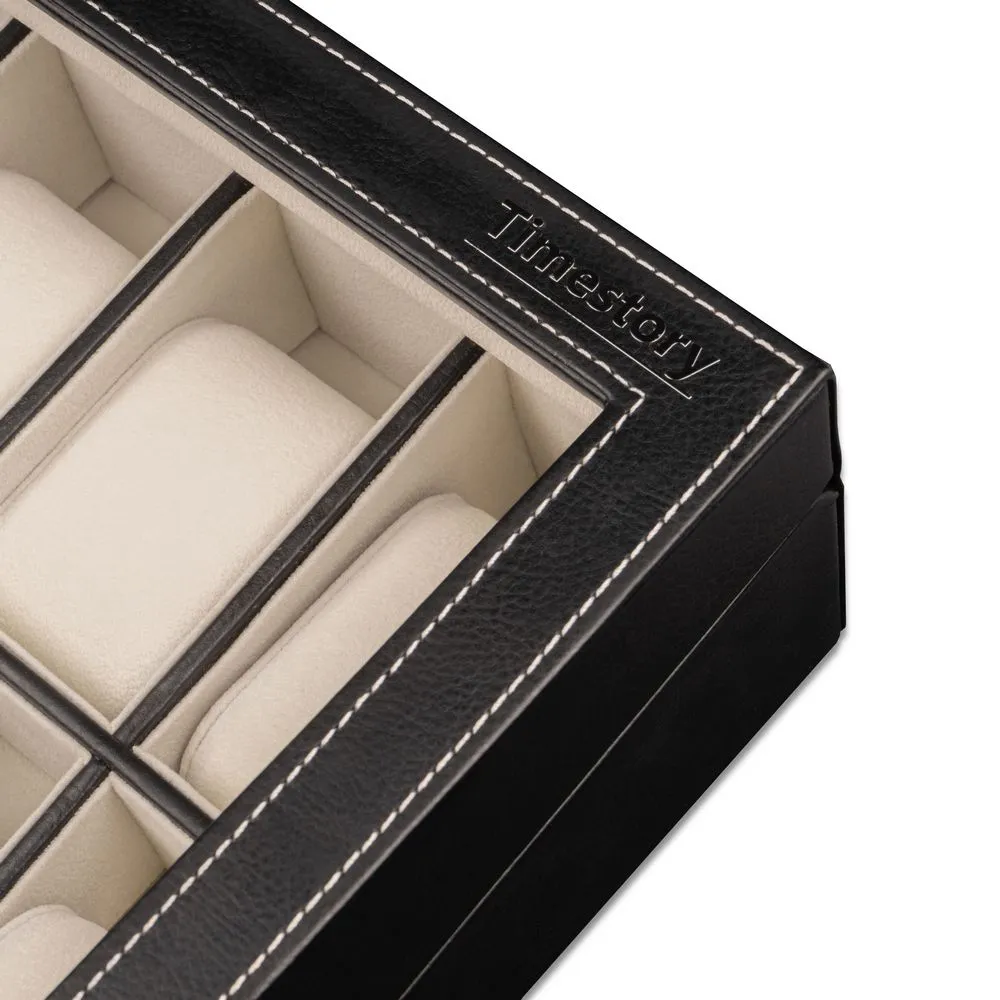 Шкатулка для хранения 10-ти часов Leather 010BW [440064]