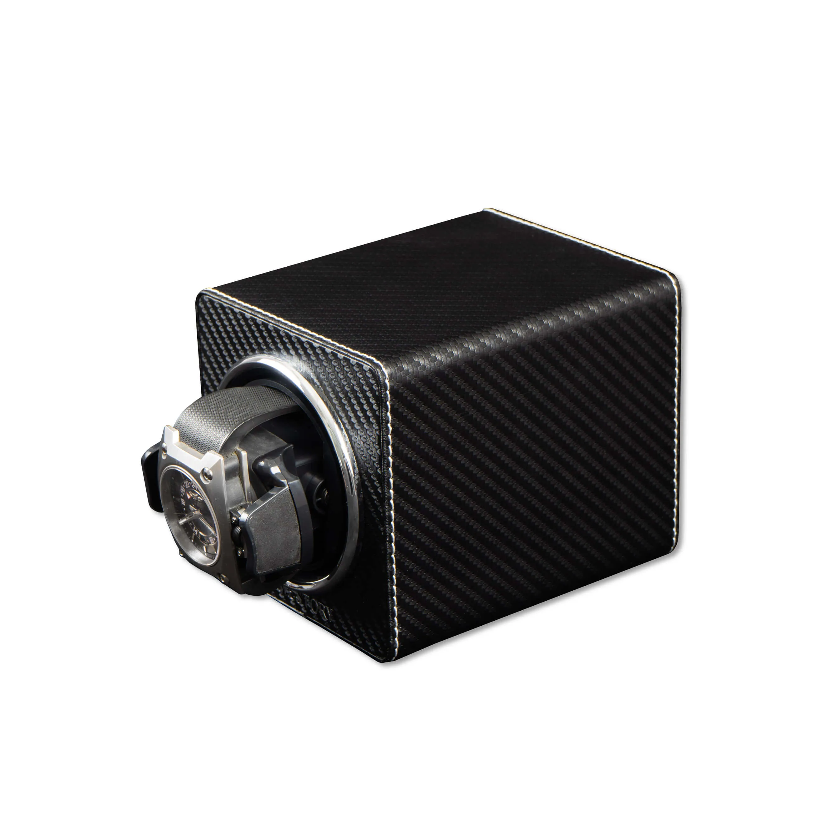 Шкатулка для автоподзавода 1-х часов MAINTAIN 01CUBE-CF [440208]