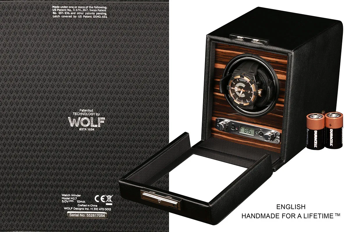 Шкатулка для автоподзавода 1-х часов Wolf 457056 [500029]