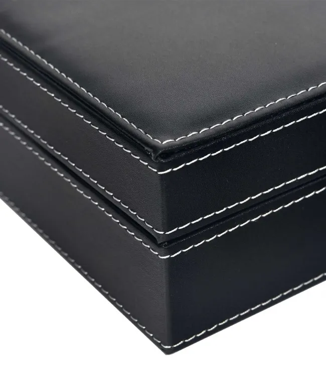 Шкатулка для хранения 8-ми часов и украшений LEATHER 08J [440744]
