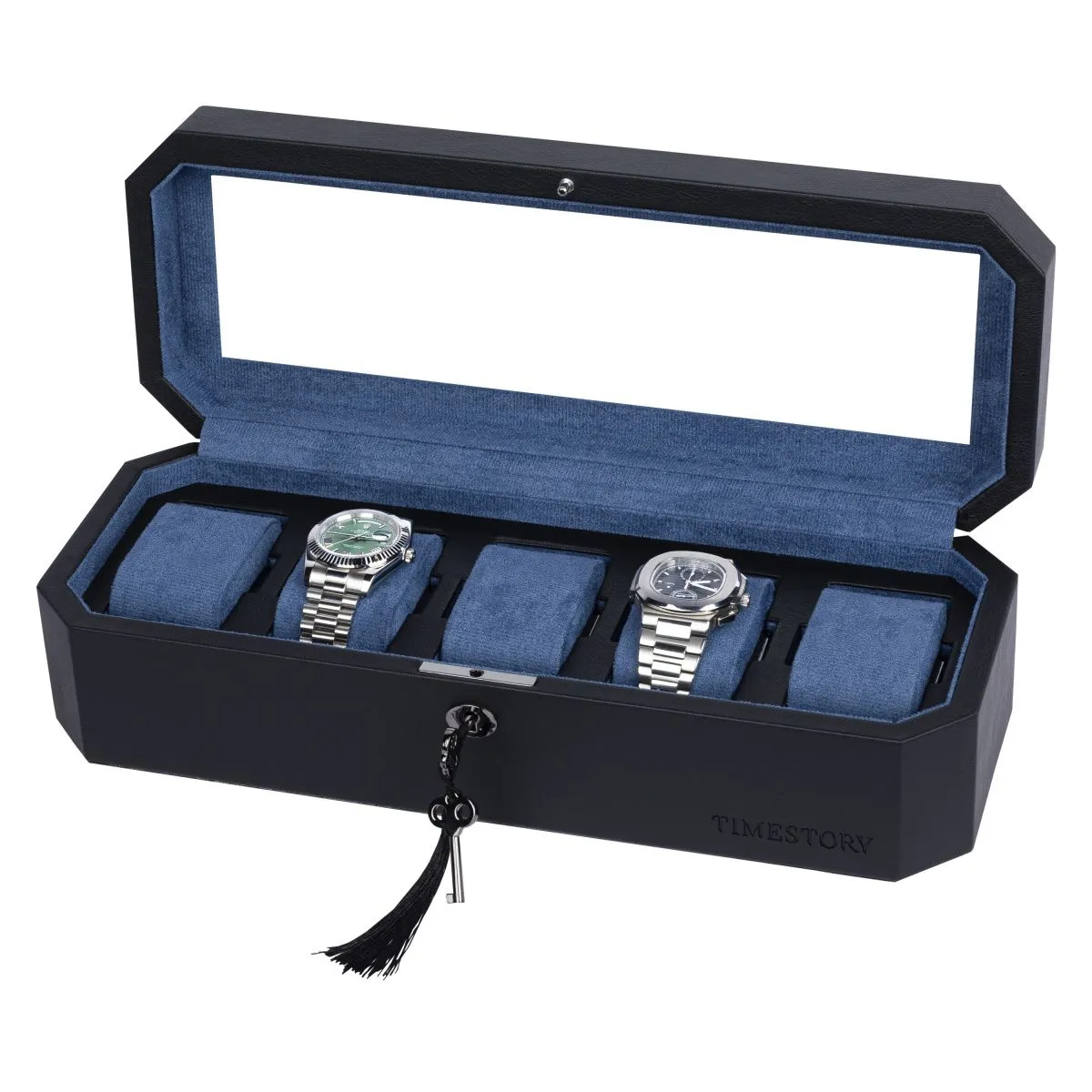 Шкатулка для хранения 5-ти часов Badge Box 05BLU [441200]