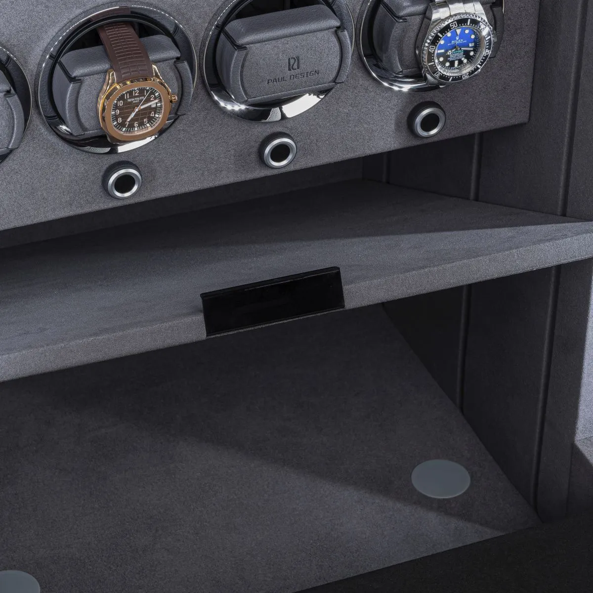 Сейф для автоподзавода и хранения часов PaulDesign Alliance 100 Black [110218]
