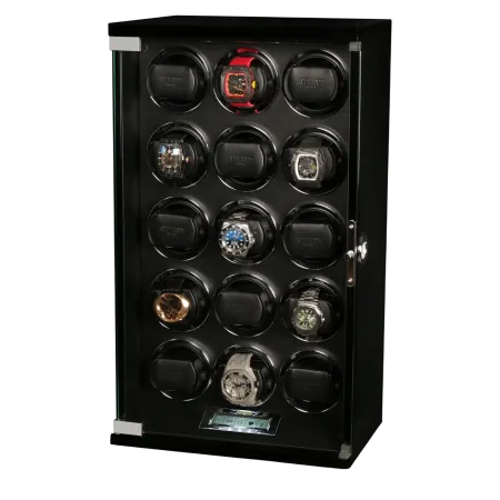 Шкатулка для автоподзавода 15-ти часов Diamond DX-15-BB-FI [220125]