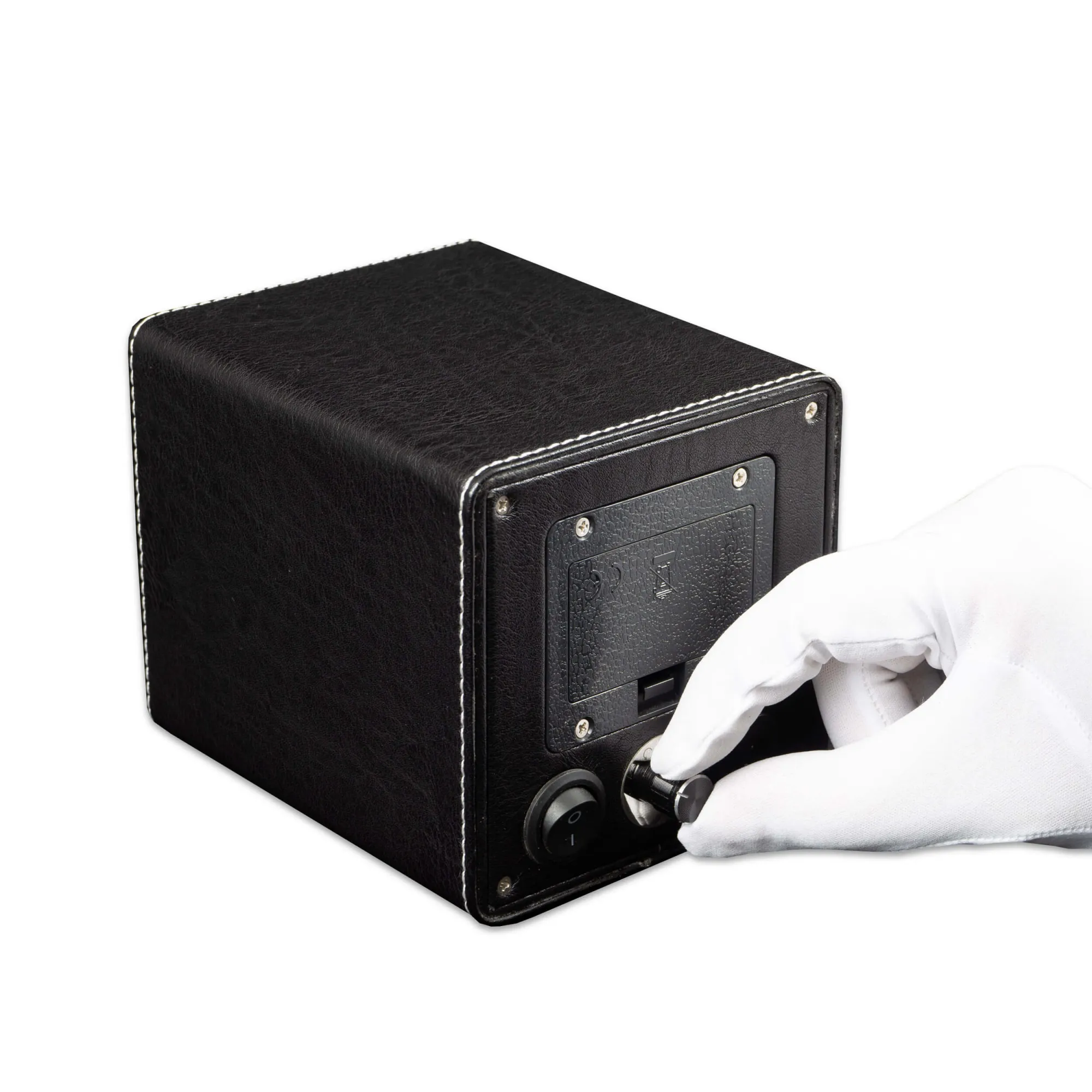 Шкатулка для автоподзавода 1-х часов MAINTAIN 01CUBE-LB [440209]